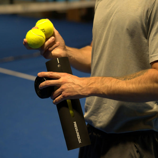 Pressurebox auf dem Court